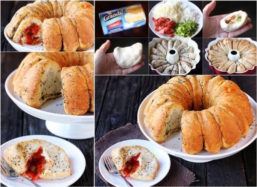 DIY delicious pizza monkey bread recipe