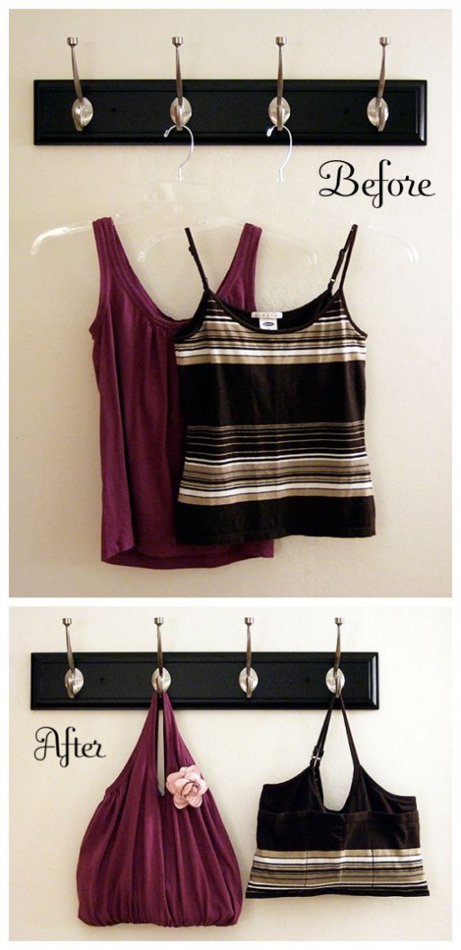 DIY tank top tote tutorial