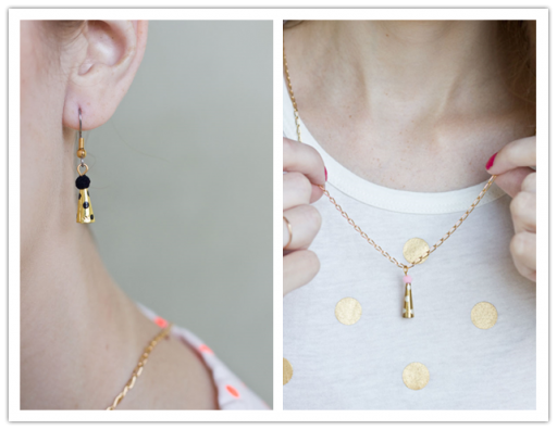How to make DIY party hat jewelry