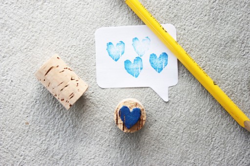 Wine cork stamp