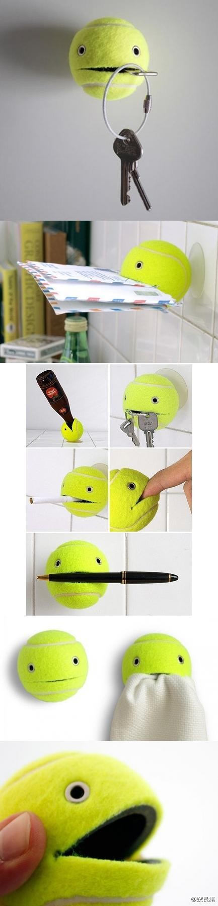 DIY tennis ball holder 2