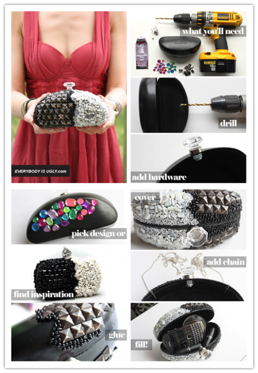 How To Make DIY statement clutch purse 1