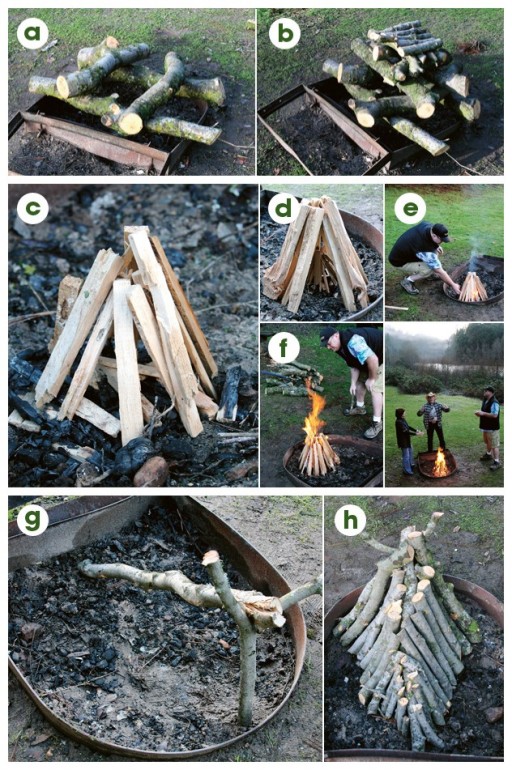 How to build a camp fire