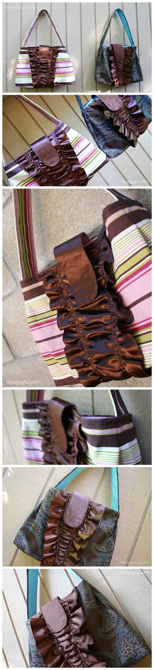 How to make DIY Ruffles handbag 2