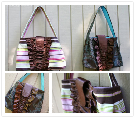 How to make DIY Ruffles handbag