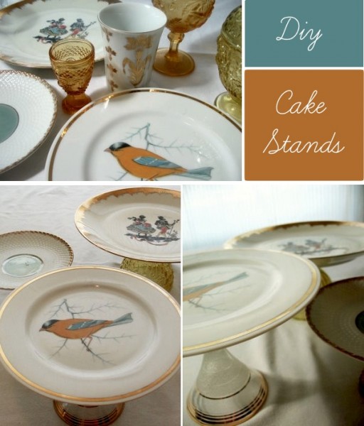 How to make DIY cake stands