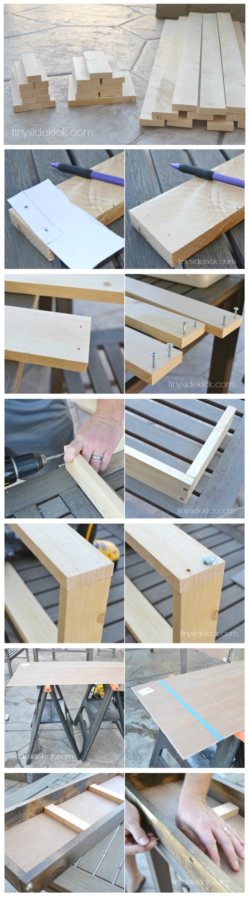 How to make DIY floating shelves4