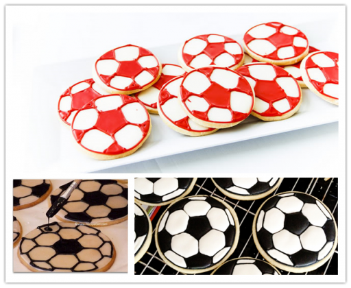 How to make DIY soccer cookies