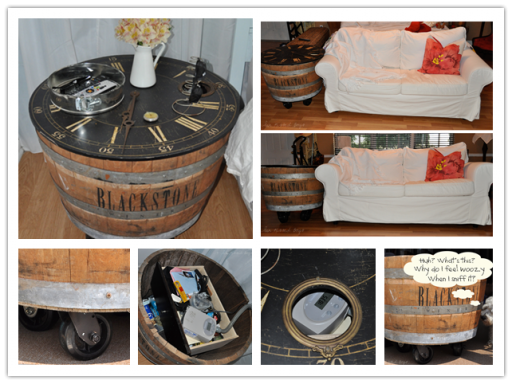 How to make DIY wine barrel nightstand