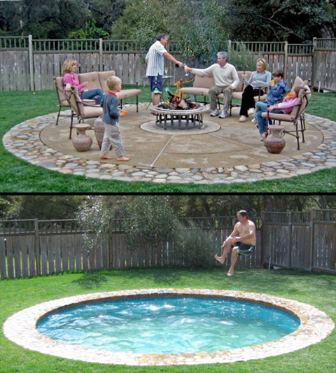 Increase space efficiency with this innovative hidden swimming pool 1
