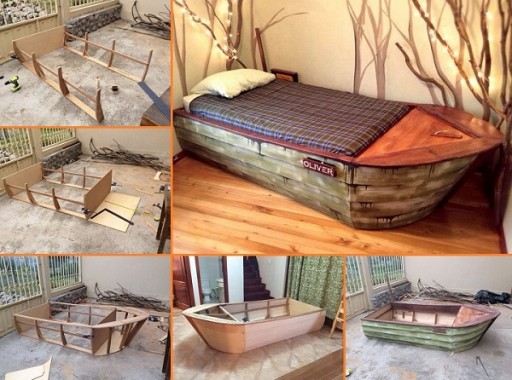 DIY Boat Bed With Secret Compartments