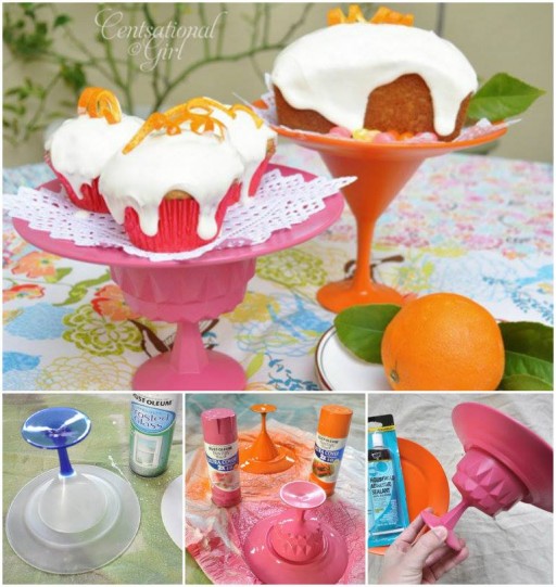 DIY Colorful Dessert Stand Tutorial