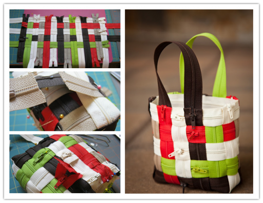 DIY Fabulous Woven Zipper Purse Tutorial