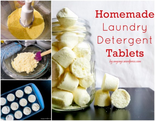 DIY Homemade Laundry Detergent Soap Tablets Tutorial