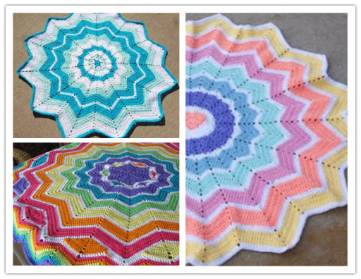 Free Round Ripple doily crochet pattern