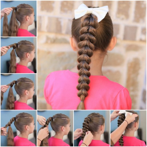 How To Do Easy Pull Through Braid Hairstyle