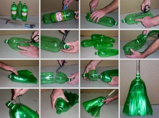 How To Recycle Plastic Bottles To Make A Broom