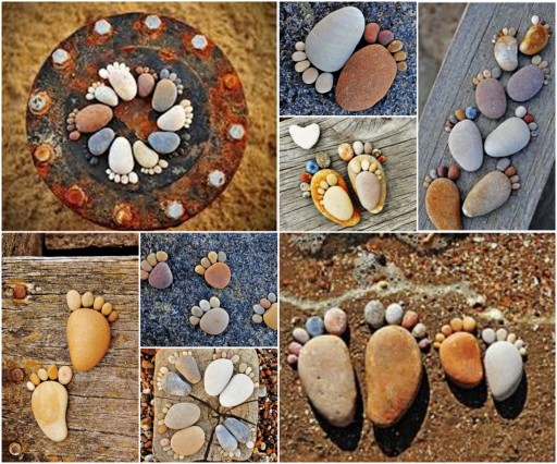 Inspirational Rock Footprints