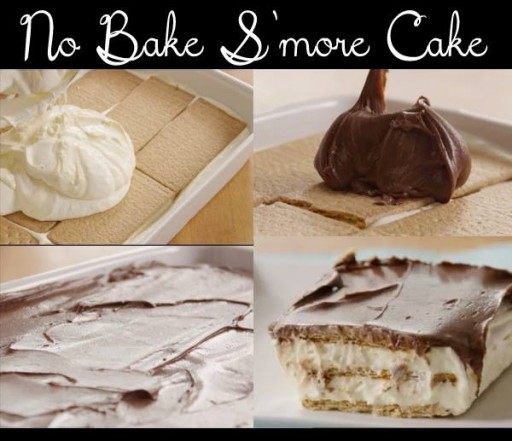 No Bake S'more Cake Recipe