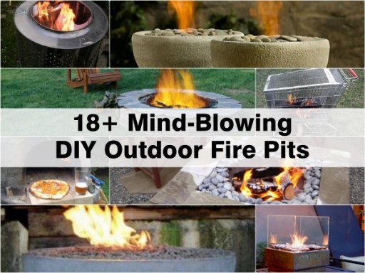 18+ Mind-Blowing Outdoor DIY Fire Pits