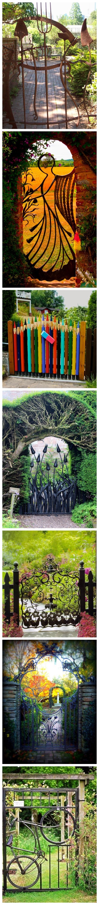 20 Creative & Beautiful Garden Gate Ideas