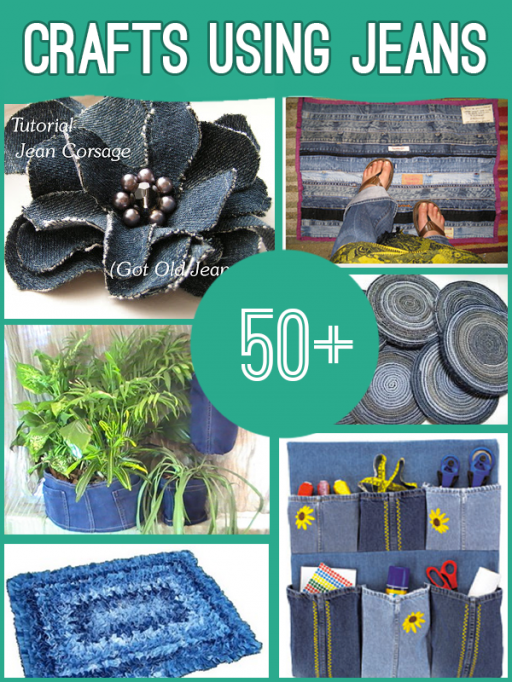 50+ Wonderful Crafts To Make From Old Jeans