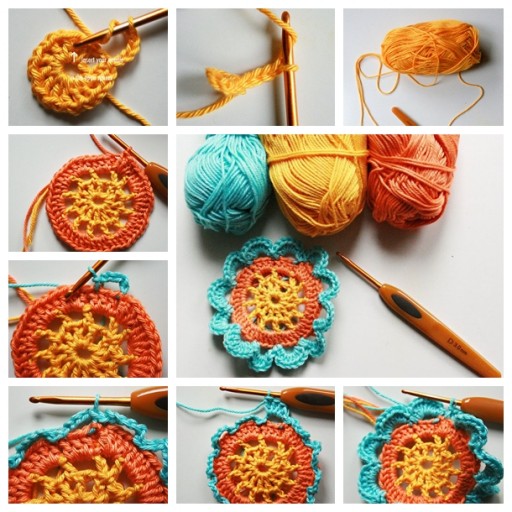 HOw To Crochet Beautiful Japanese Flower DIY Tutorial Instructions