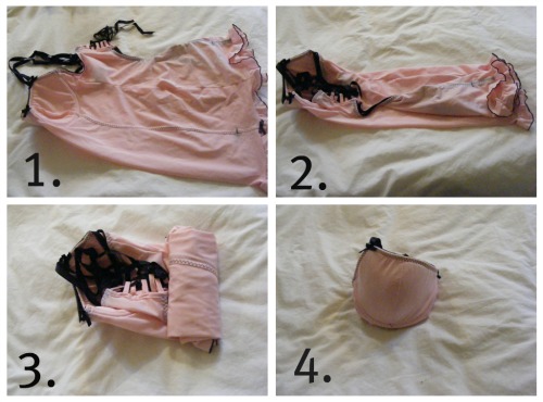 How To Fold Those Fancy Lingeries