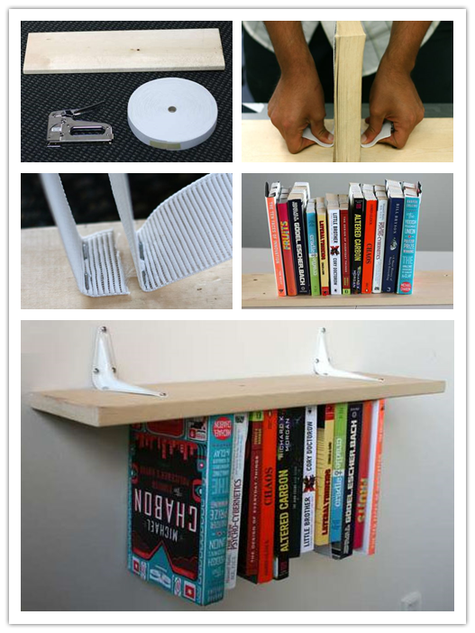 How To Make A DIY Unside Down Bookshelf (Inverted Bookshelf) DIY Tag