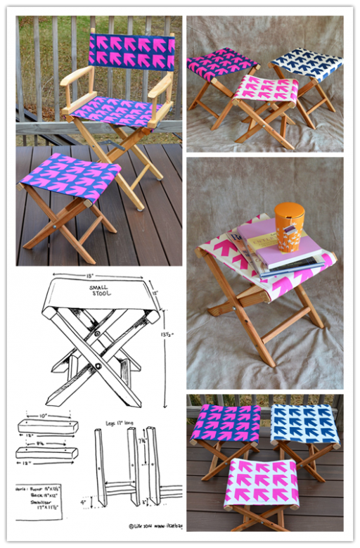 How To Make DIY Folding Camp Stools 2