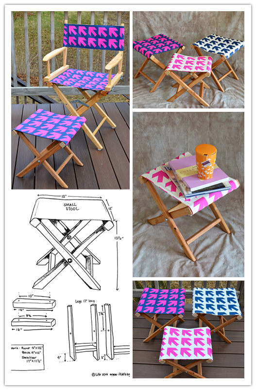 How To Make DIY Folding Camp Stools DIY Tag