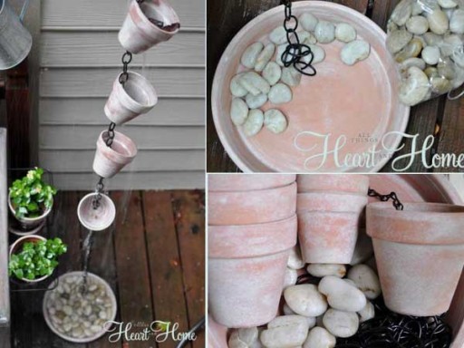 How To Make DIY Terra Cotta Rain Chain