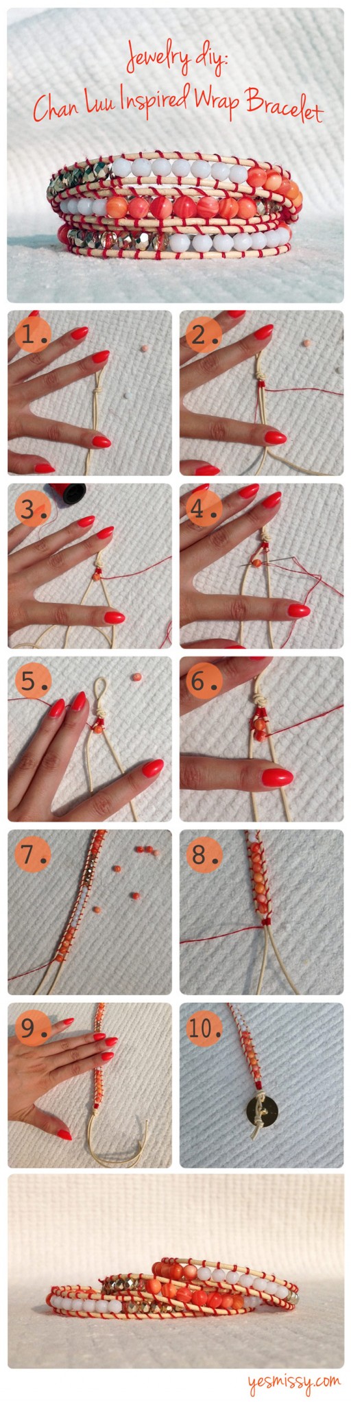 Pretty DIY Chan Luu Bracelet Tutorial
