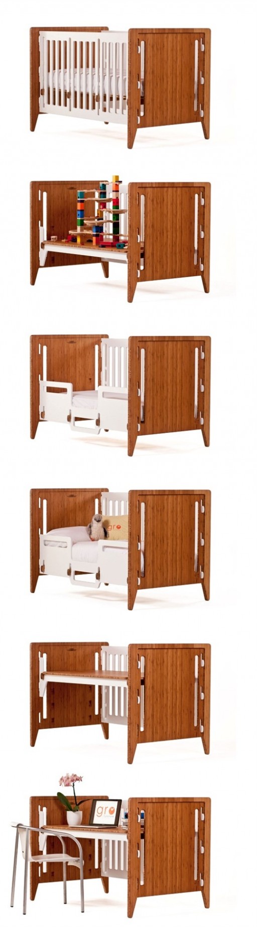 This Creative 5-in-1 Gro Furniture Takes You From Cradle To College 2