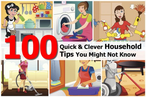 100 Quick & Clever Household Tips You Might Not Know