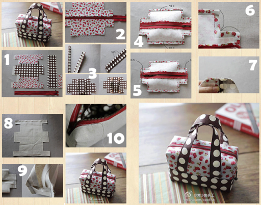 DIY Mini Fabric Tote