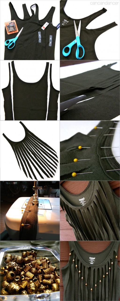 DIY Victoria's Secret Inspired Fringe Top Tutorial