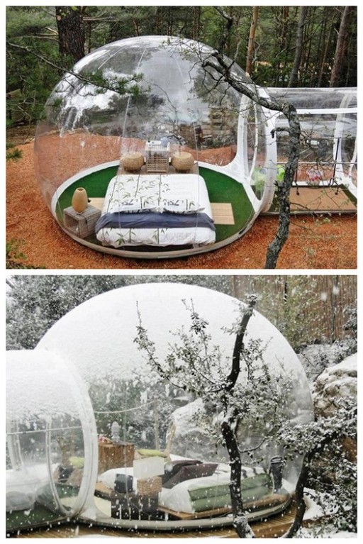 Genius Outdoor Bubble Room Idea 1