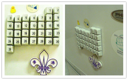 How To Make DIY Magnetic Keyboard Calendar