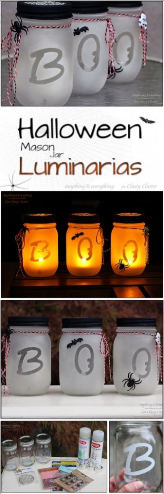How To Make DIY Mason Jar Luminaries | DIY Tag