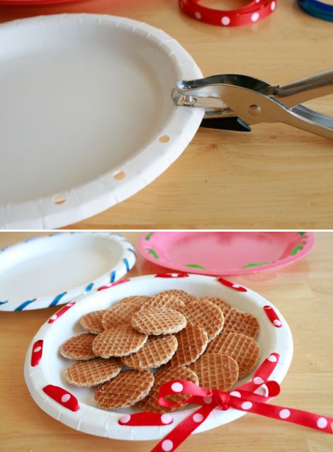 How To Make Simple Ribbon Wreath Plates 2