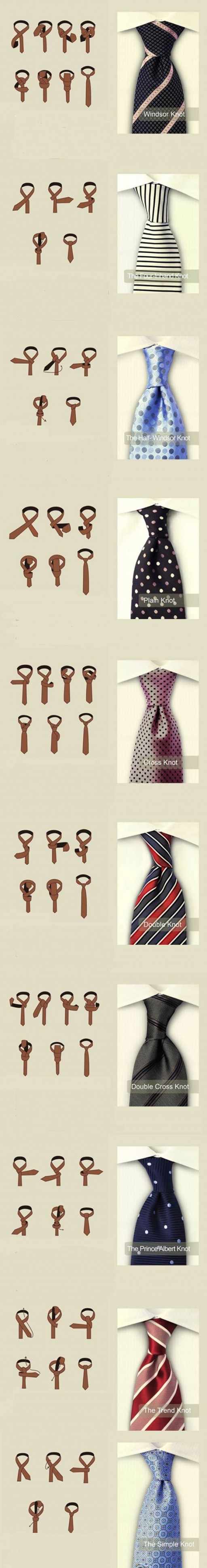 How To Tie A Tie - DIY Experts Teach You 10 Ways To Tie A Tie 2