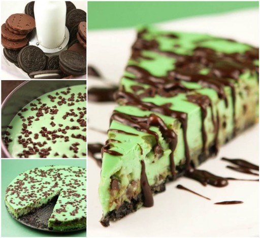 Culinary School - How To Make Yummy Mint Chocolate Chip Cheesecake Step By Step DIY Tutorial Instructions