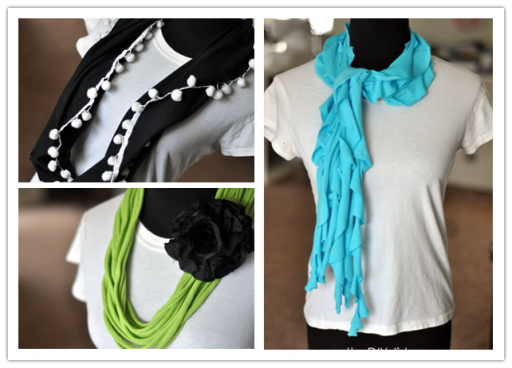 DIY Clothes - How To Make DIY No-Sew Infinity Scarves