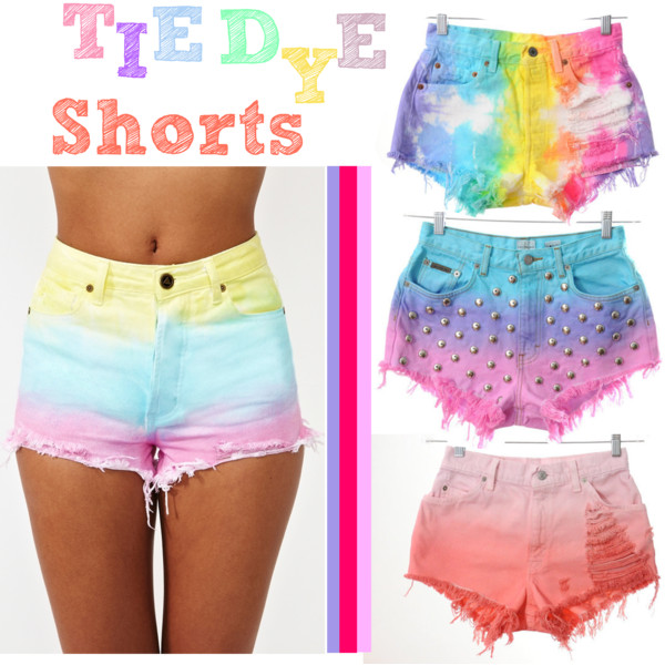 DIY Clothes Tie Dye Shorts DIY Tag