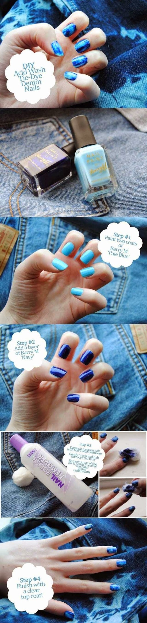 DIY Manicure To Match Your Jeans
