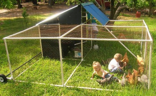 DIY PVC Chicken Coops