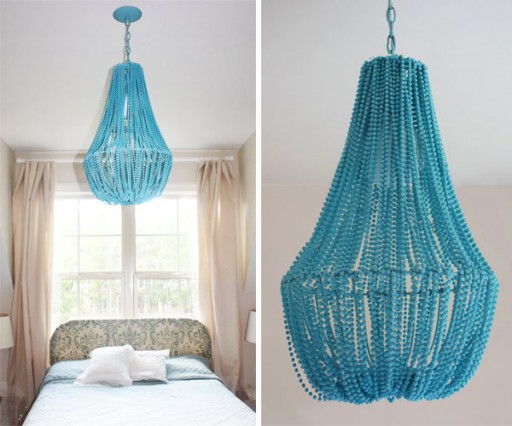 Gorgeous DIY Beaded Chandelier