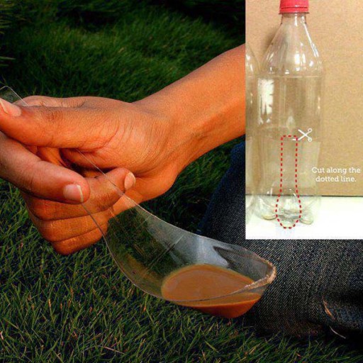 How To Make A Spoon From Recycled Plastic Bottle