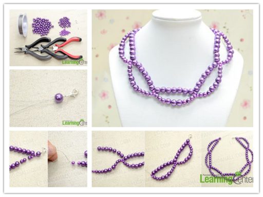 How To Make Adorable DIY Pearl Collar Necklace